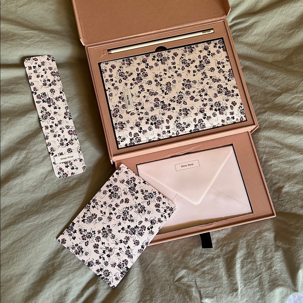 Miu Miu Blush Pink Notepad Box